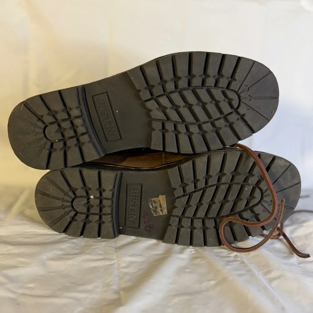 Justin Boots Brown Men's Leather Boots